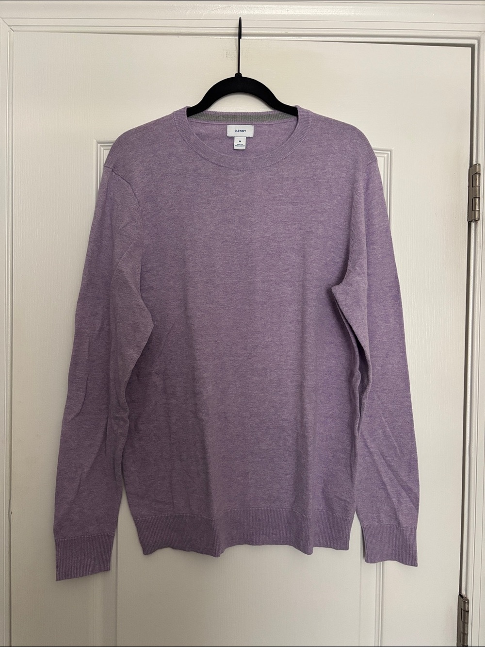 Club Monaco Men's Lilac Crewneck Sweater